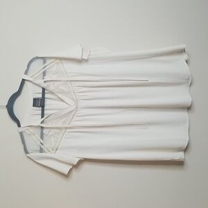 TORRID Outlander White Blouse with Embroidered Detail 1